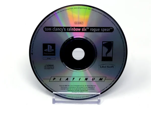 Tom Clancy's Rainbow Six: Rogue Spear (ESP) (Platinum) (Disco) para PlayStation, edición PAL España, de segunda mano