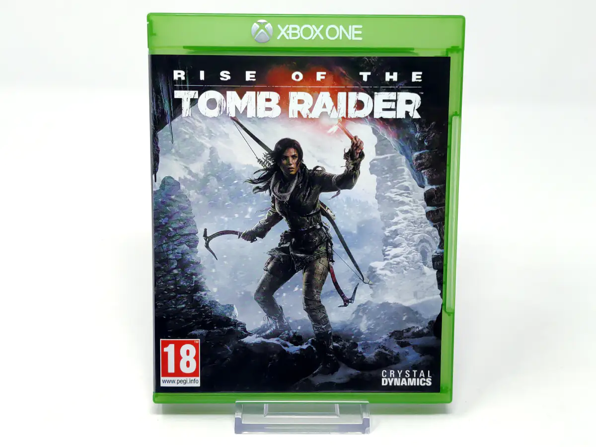 Parte trasera de Rise of the Tomb Raider (Steelbook) (UK) para XBOX One / Series X/S, edición PAL EUR