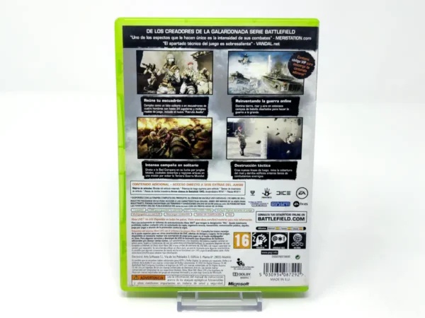 Parte trasera de Battlefield: Bad Company 2 (Edición Limitada) (ESP) para XBOX 360, edición PAL España