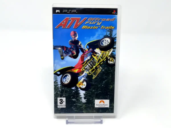 Portada de ATV Offroad Fury: Blazin' Trails (ESP) (Rebajado) para PSP, edición PAL España, de segunda mano