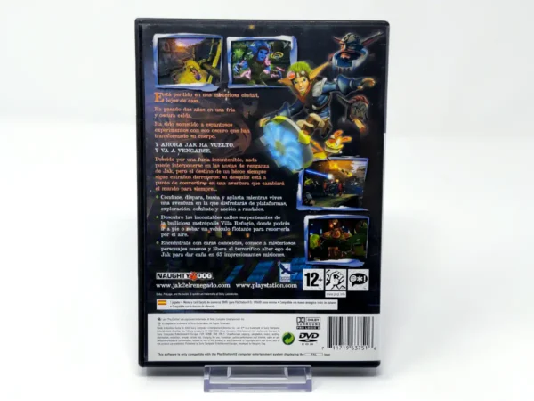 Parte trasera de Jak II: El Renegado (ESP) (Rebajado) para PlayStation 2, edición PAL España