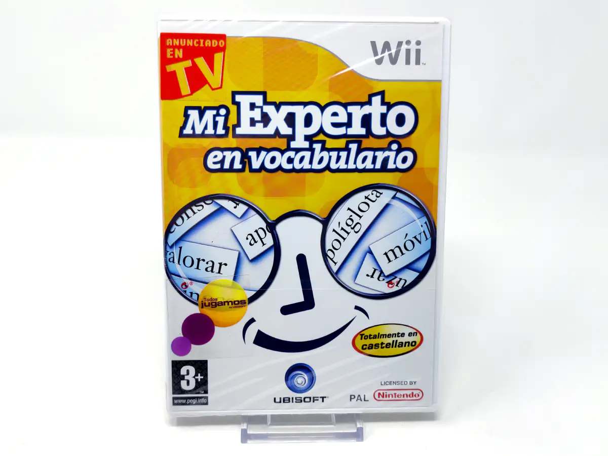 Portada de Mi Experto en Vocabulario (ESP) (Precintado) para Nintendo Wii, edición PAL España, de segunda mano