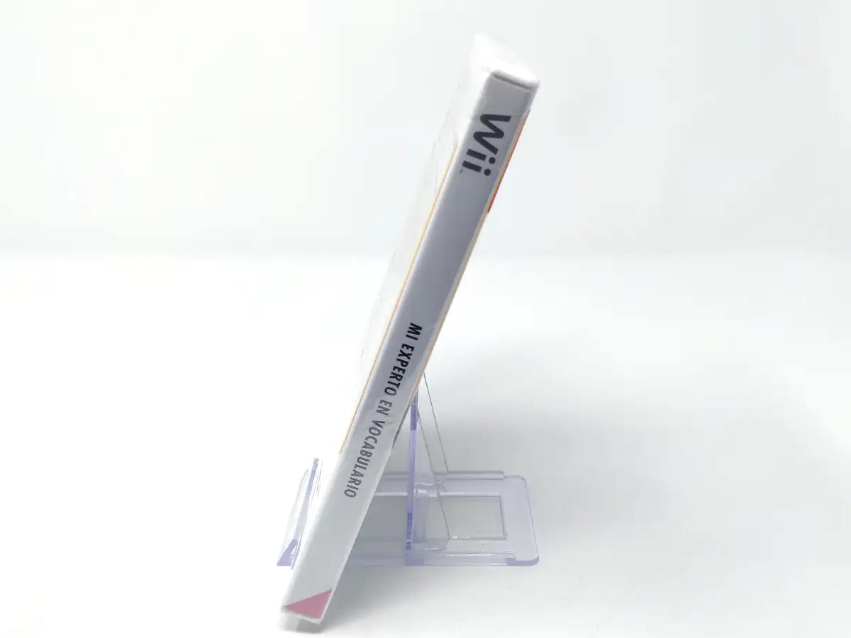 Interior del juego Mi Experto en Vocabulario (ESP) (Precintado) para Nintendo Wii con disco y manual