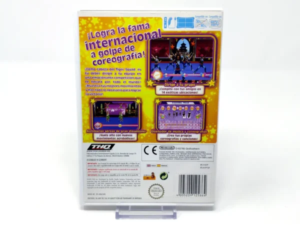 Parte trasera de All Star Cheerleader 2 (ESP) para Nintendo Wii, edición PAL España