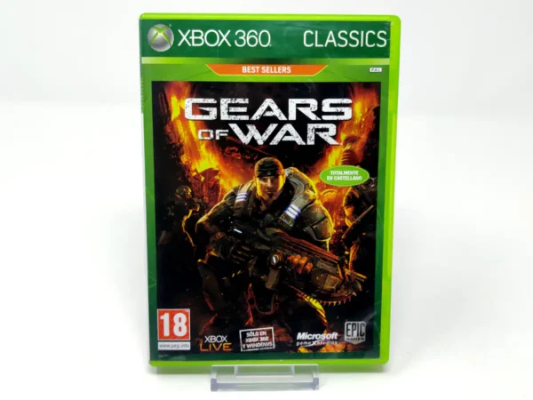 Portada de Gears of War (ESP) (Best Sellers) (Rebajado) para XBOX 360, edición PAL España, de segunda mano