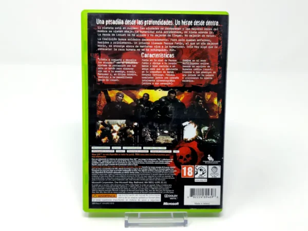 Parte trasera de Gears of War (ESP) (Best Sellers) (Rebajado) para XBOX 360, edición PAL España