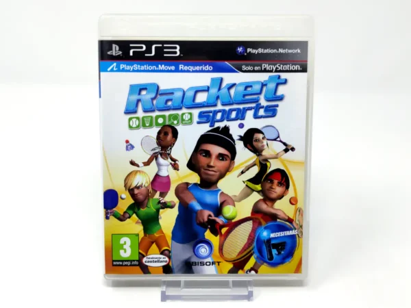Portada de Racket Sports (ESP) para PlayStation 3, edición PAL España, de segunda mano