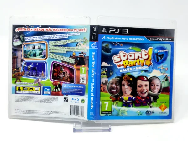 Start the Party! Salva al Mundo (ESP) (Carátula) para PlayStation 3, edición PAL España, de segunda mano