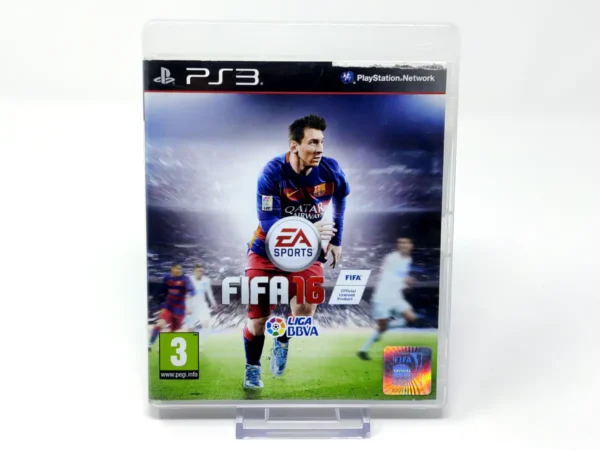Portada de FIFA 16 (ESP) (Rebajado) para PlayStation 3, edición PAL España, de segunda mano