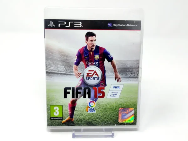 Portada de FIFA 15 (ESP) (Rebajado) para PlayStation 3, edición PAL España, de segunda mano