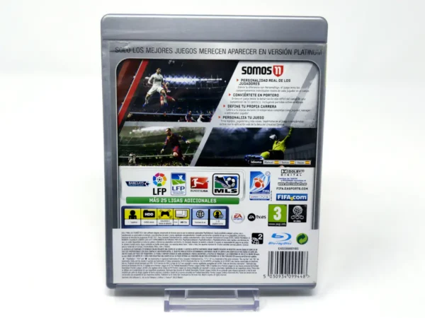 Parte trasera de FIFA 11 (ESP) (Platinum) para PlayStation 3, edición PAL España