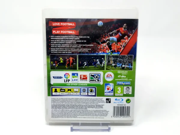 Parte trasera de FIFA 12 (Special Edition) (UK) para PlayStation 3, edición PAL UK