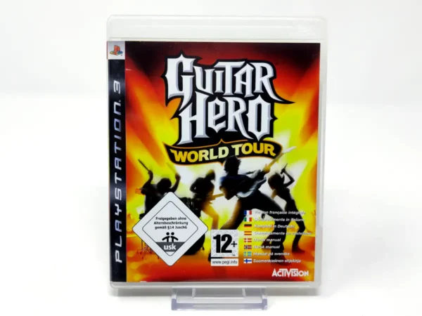 Portada de Guitar Hero: World Tour (EUR) para PlayStation 3, edición PAL EUR, de segunda mano
