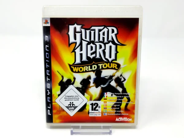 Portada de Guitar Hero: World Tour (EUR) (Rebajado) para PlayStation 3, edición PAL España, de segunda mano