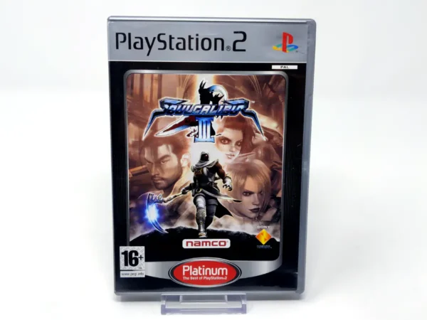 Portada de SoulCalibur III (ESP) (Platinum) para PlayStation 2, edición PAL España, de segunda mano