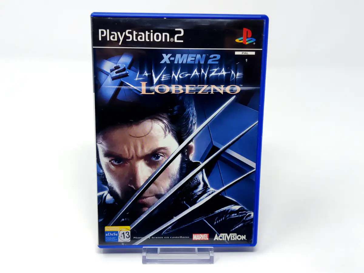 Portada de X-Men 2: La Venganza de Lobezno (ESP) (Rebajado) para PlayStation 2, edición PAL España, de segunda mano