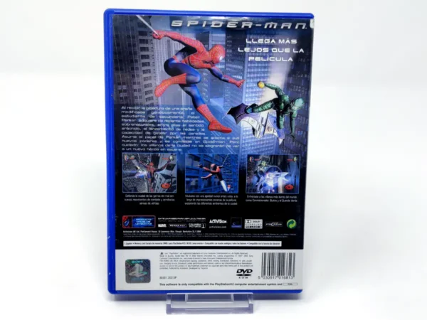 Parte trasera de Spider-Man (ESP) (Rebajado) para PlayStation 2, edición PAL España