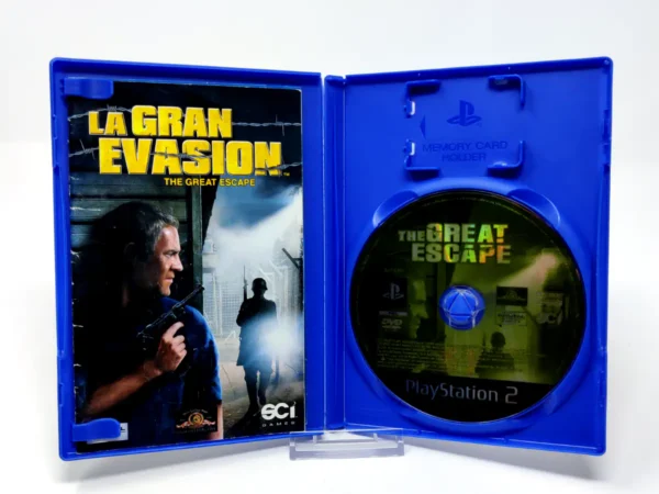 Interior del juego La Gran Evasión (ESP) (Rebajado) para PlayStation 2 con disco y manual