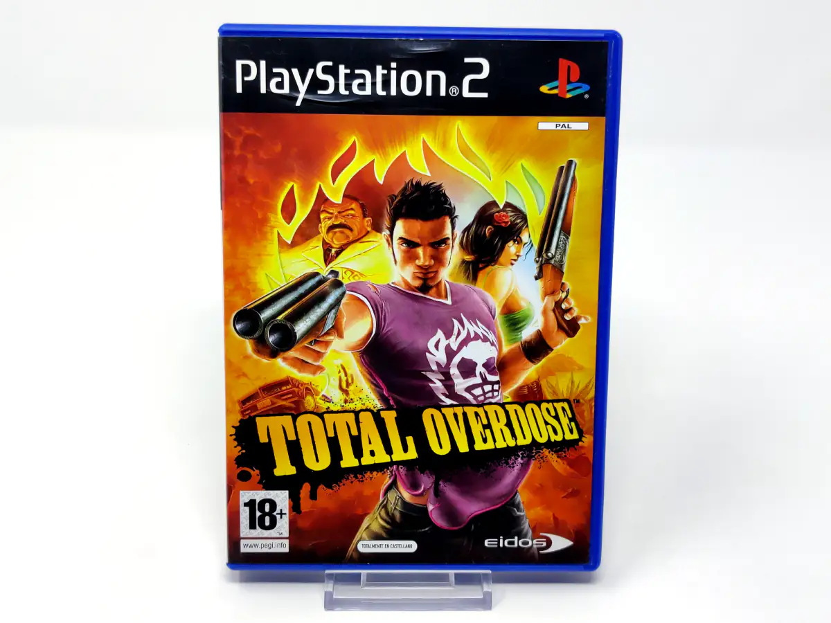 Portada de Total Overdose (ESP) para PlayStation 2, edición PAL España, de segunda mano