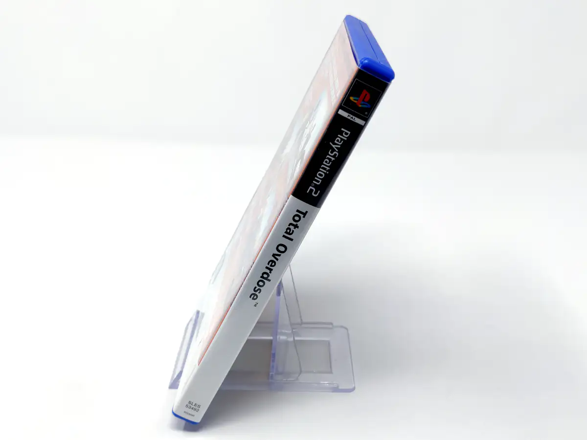 Lateral de la caja de Total Overdose (ESP) para PlayStation 2