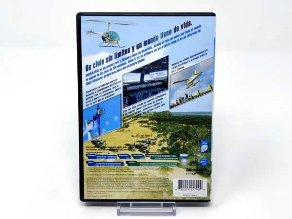 Parte trasera de Microsoft Flight Simulator X (ESP) para PC, edición PAL España