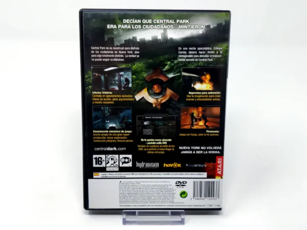Parte trasera de Alone in the Dark (ESP) (Rebajado) para PlayStation 2, edición PAL España