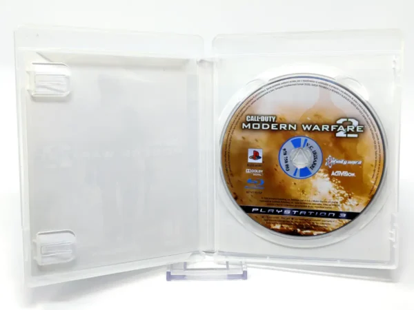 Interior del juego Call of Duty: Modern Warfare 2 (ESP) (Rebajado) para PlayStation 3 con disco y manual