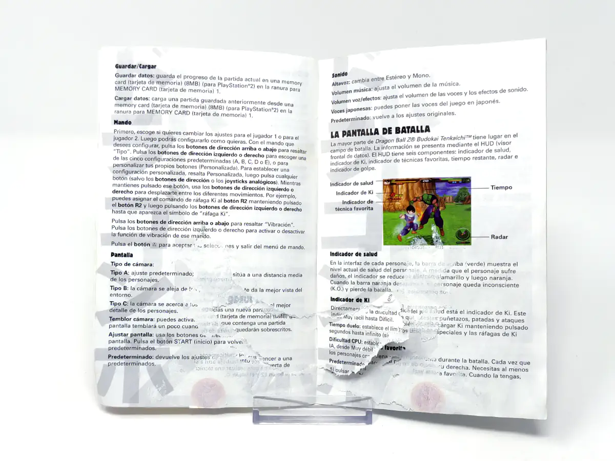 Detalle de Dragon Ball Z: Budokai Tenkaichi (ESP) (Rebajado) para PlayStation 2