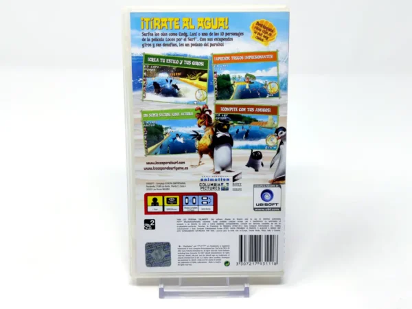 Parte trasera de Locos por el Surf (ESP) (Essentials) (Rebajado) para PSP, edición PAL España