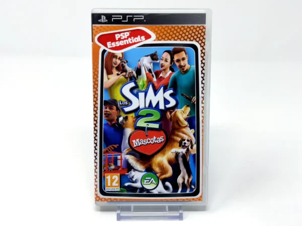 Portada de Los Sims 2: Mascotas (ESP) para PSP, edición PAL España, de segunda mano