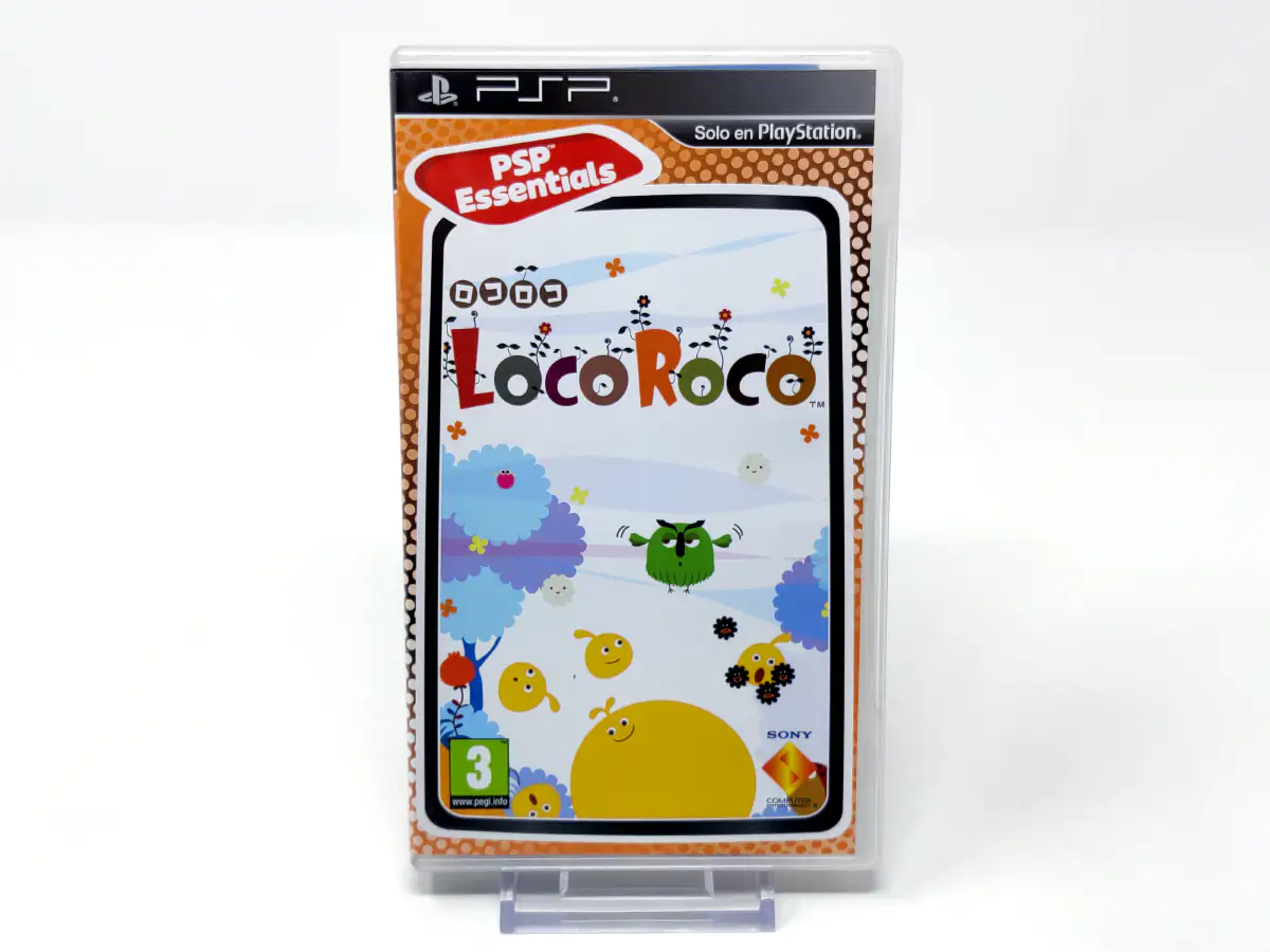 Portada de LocoRoco (ESP) (Essentials) para PSP, edición PAL España, de segunda mano