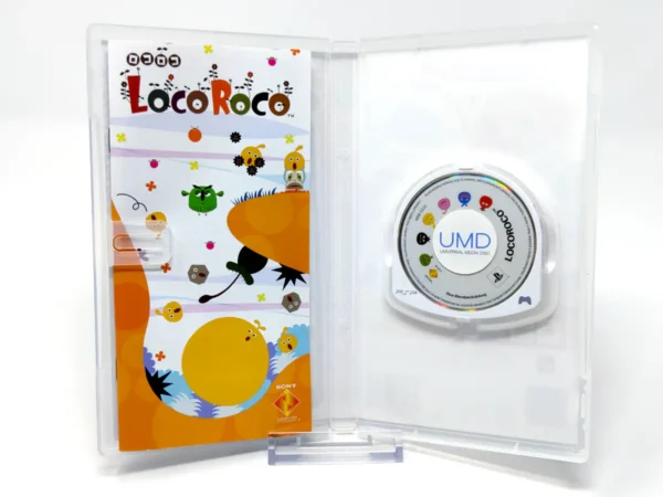 Interior del juego LocoRoco (ESP) (Essentials) para PSP con disco y manual