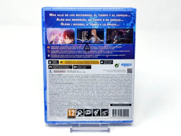 Parte trasera de SWORD ART ONLINE: Fractured Daydream (ESP) (Precintado) para PlayStation 5, edición PAL España