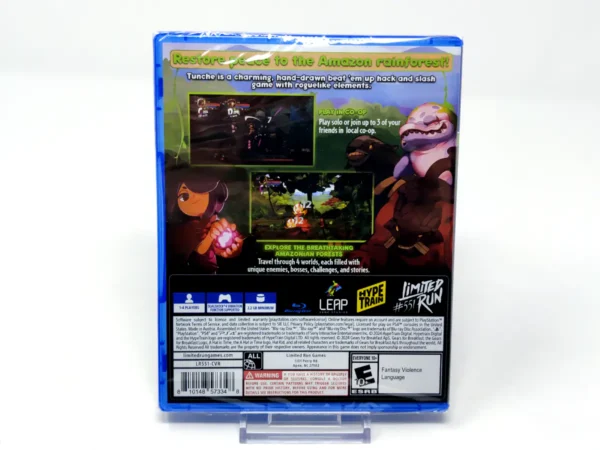 Parte trasera de Tunche (Limited Run) (USA) (Precintado) para PlayStation 5, edición NTSC USA