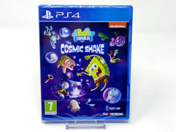 Portada de Bob Esponja: The Cosmic Shake (ESP) (Precintado) para PlayStation 4, edición PAL España, nuevo
