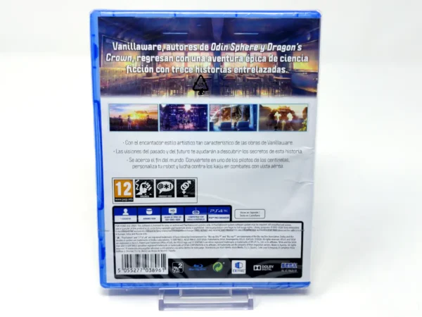 Parte trasera de 13 Sentinels: Aegis Rim (ESP) (Precintado) para PlayStation 4, edición PAL España