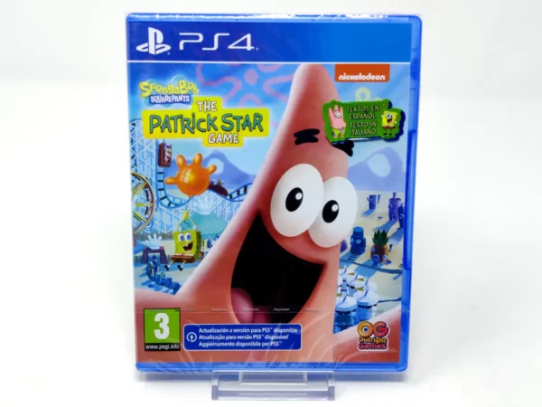 Portada de Bob Esponja: El juego de Patricio Estrella (ESP) (Precintado) para PlayStation 4, edición PAL España, nuevo