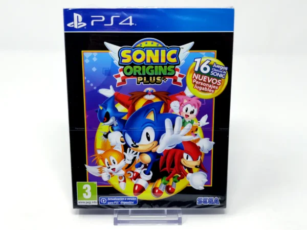 Portada de Sonic Origins Plus (ESP) (Precintado) para PlayStation 4, edición PAL España, nuevo
