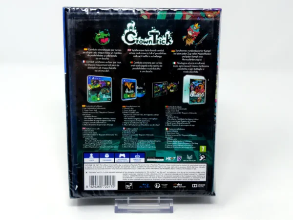 Lateral de la caja de Crown Trick (Special Edition) (ESP) (Precintado) para PlayStation 4
