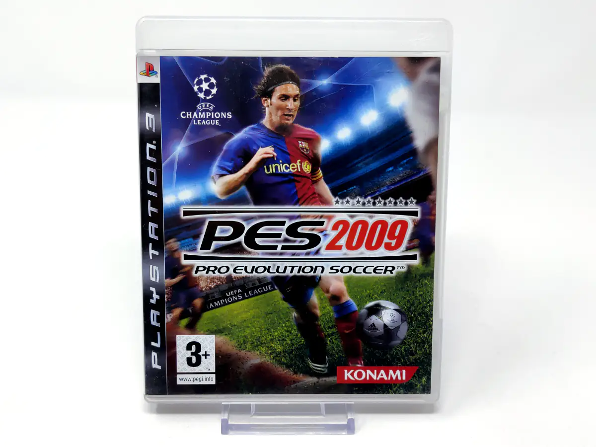 Portada de Pro Evolution Soccer 2009 (ESP) (Rebajado) para PlayStation 3, edición PAL España, de segunda mano