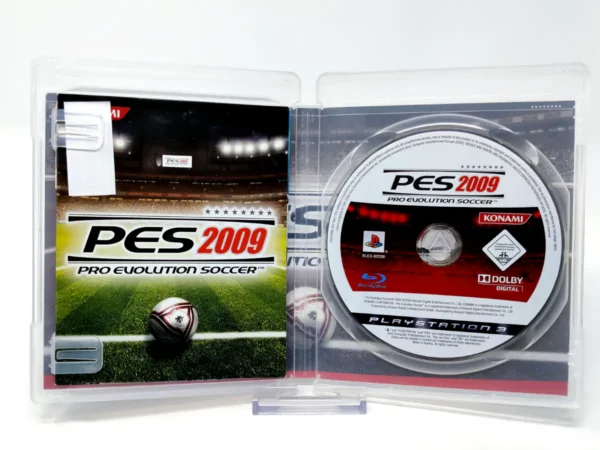 Lateral de la caja de Pro Evolution Soccer 2009 (ESP) (Rebajado) para PlayStation 3