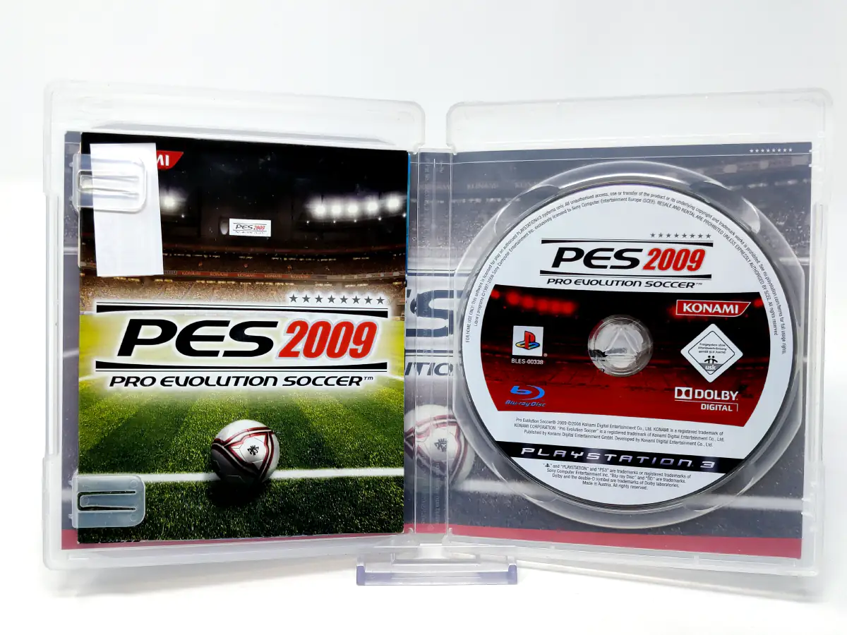 Lateral de la caja de Pro Evolution Soccer 2009 (ESP) (Rebajado) para PlayStation 3