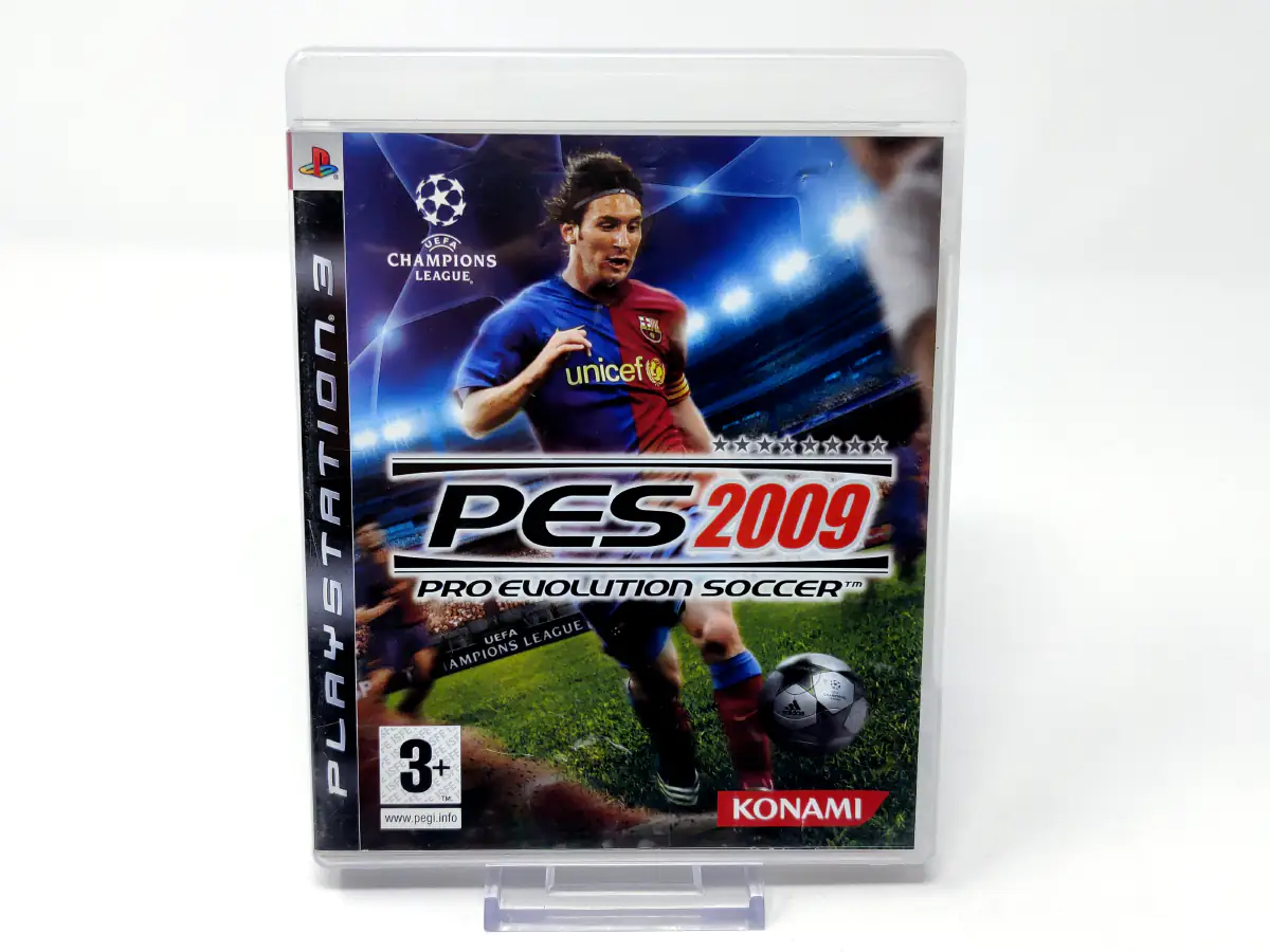 Portada de Pro Evolution Soccer 2009 (ESP) (Rebajado) para PlayStation 3, edición PAL España, de segunda mano