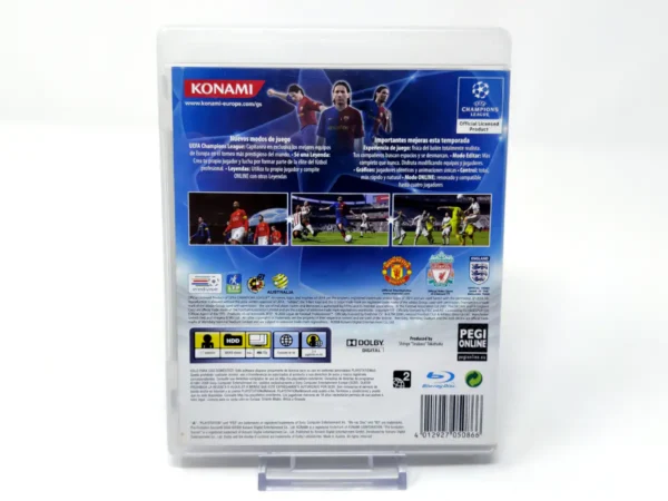 Parte trasera de Pro Evolution Soccer 2009 (ESP) (Rebajado) para PlayStation 3, edición PAL España