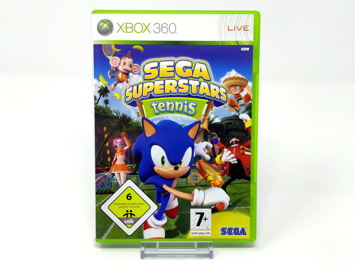 Portada de SEGA Superstars Tennis (EUR) para XBOX 360, edición PAL EUR, de segunda mano