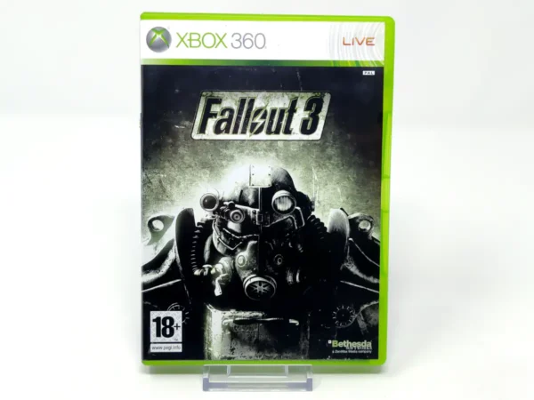 Portada de Fallout 3 (ESP) para XBOX 360, edición PAL España, de segunda mano