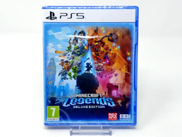 Portada de Minecraft Legends (Deluxe Edition) (ESP) (Precintado) para PlayStation 5, edición PAL España, nuevo