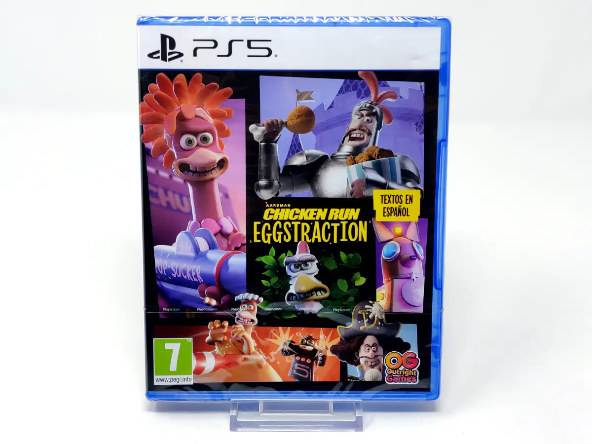 Portada de Chicken Run: Por las Plumas (ESP) (Precintado) para PlayStation 5, edición PAL España, nuevo