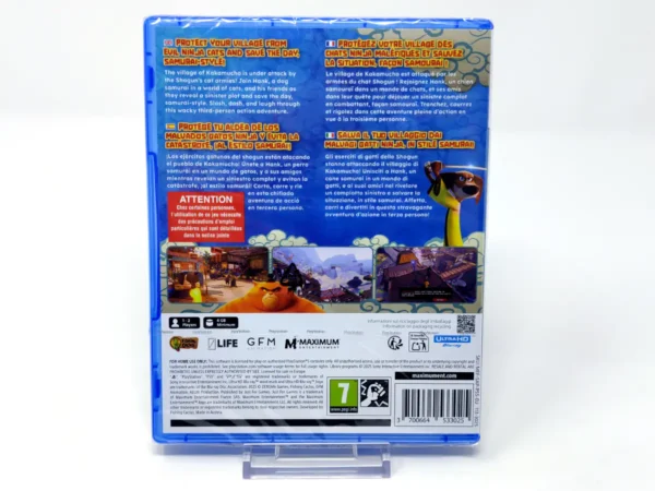 Parte trasera de Samurai Academy: Paws of Fury (ESP) (Precintado) para PlayStation 5, edición PAL España