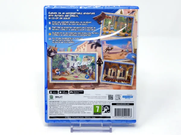 Parte trasera de Asterix & Obelix: Mission Babylon (ESP) (Precintado) para PlayStation 5, edición PAL España